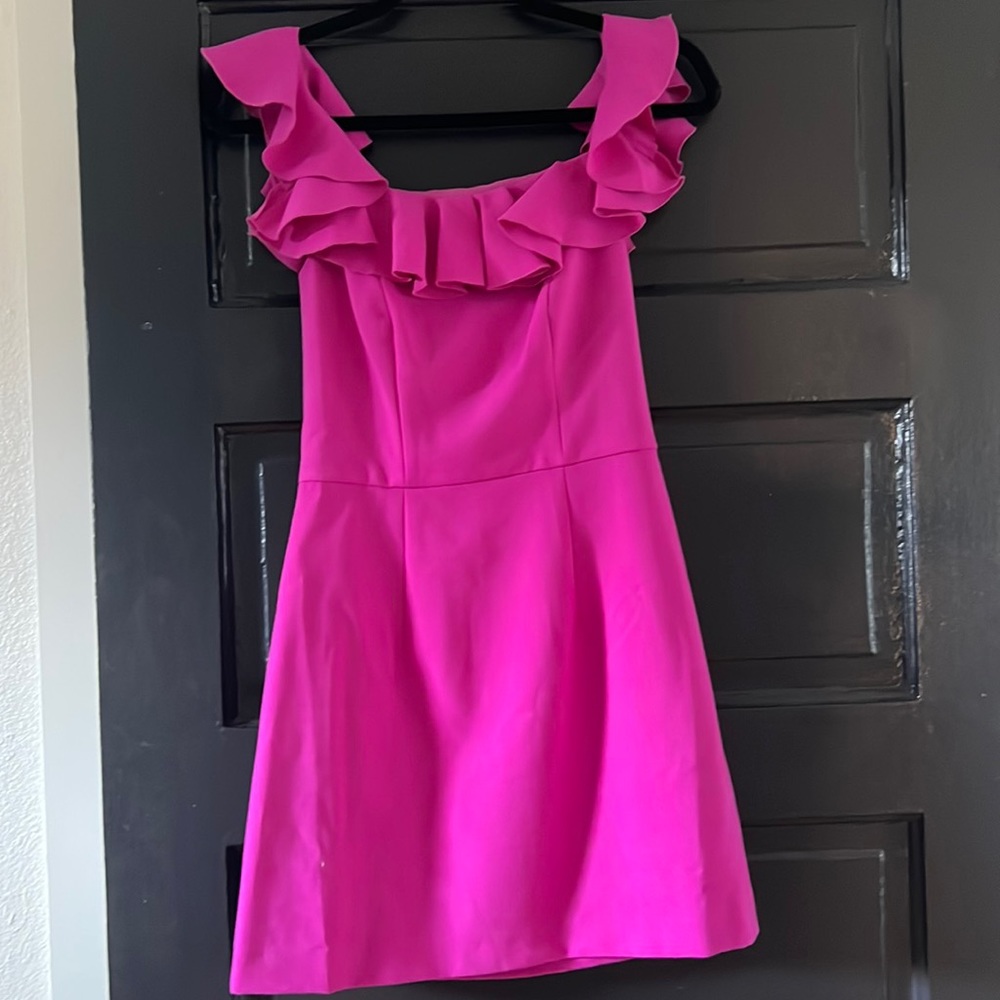French Connection flutter sleeve mini